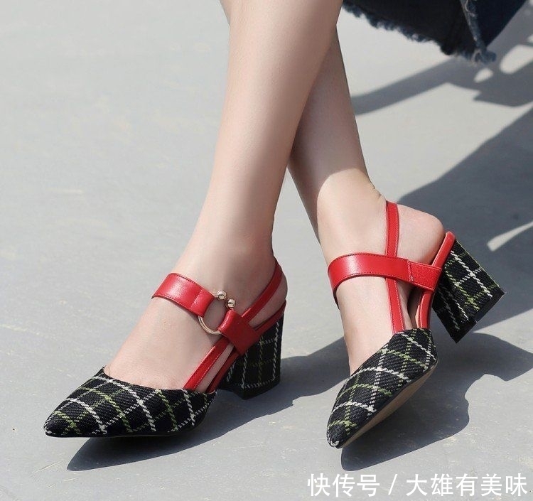  坡跟@天啊这么有女人味的高跟鞋，被高跟控的老婆看到了一下买了六双