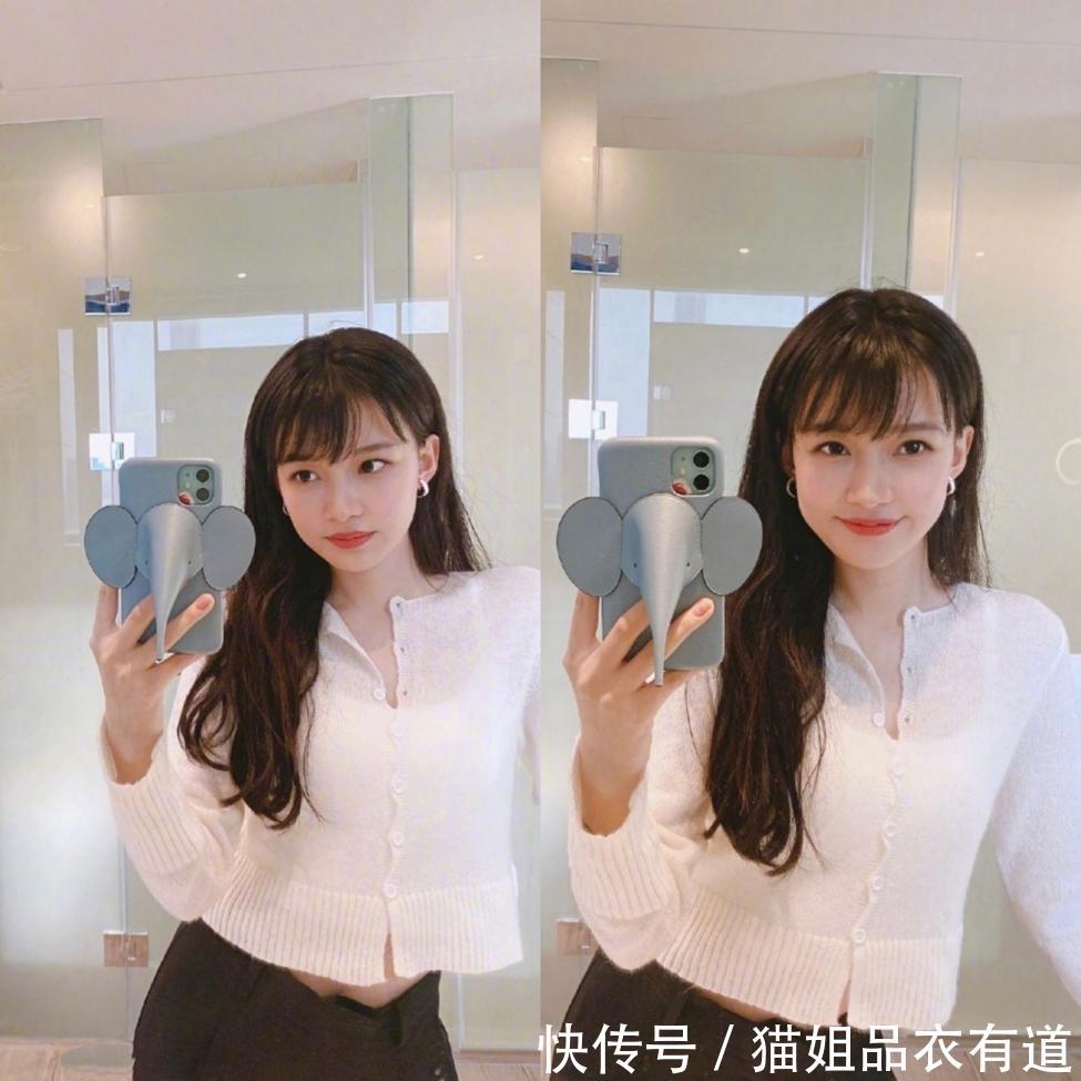 『大地色』乍暖还寒时期别穿太少,百搭的白色开衫来帮你,休闲优雅还吸睛