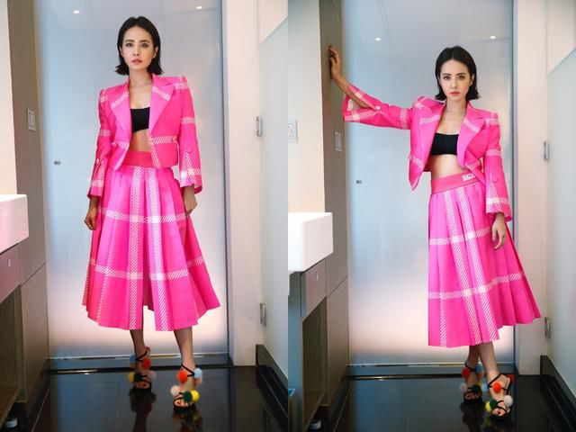 蔡依林穿上阔腿裤潮到飞起,网友:说真的,一般人驾驭不来!