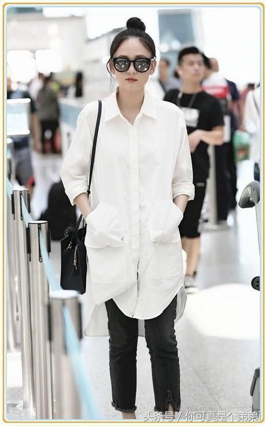 当106斤陈乔恩和86斤张韶涵同穿紧身裤，看完不再以瘦为美了！