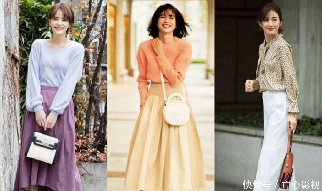  营造：喜欢日系轻熟风，通过单品与色彩的组合，营造自然优雅的时尚气场