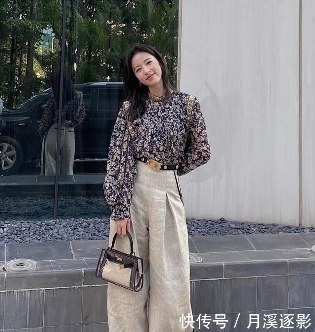气质■春天你穿“衬衫+阔腿裤”的样子,真是气质炸了!