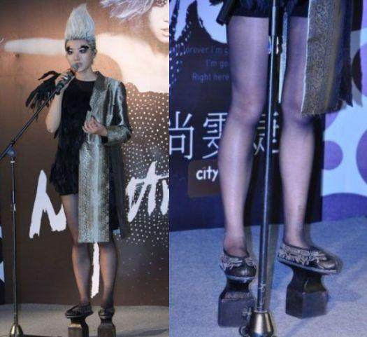女星穿出的奇葩鞋, 王珞丹的“瓢鞋”骗了80%人的眼睛, 最后一个