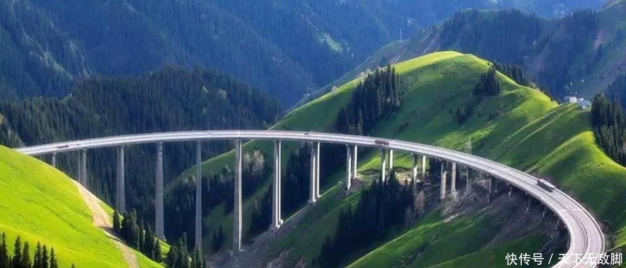  我国■我国真正的“天路”，240公里是高架桥和山洞，像坐过山车