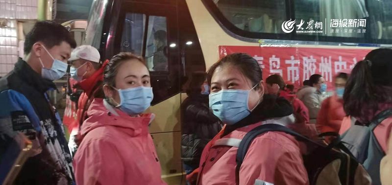  剪掉：剪掉美丽长发 披上逆行战衣 胶州医护姊妹花奔赴一线