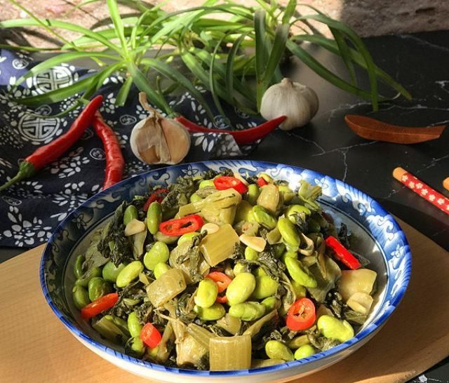 【脆爽】腌菜炒毛豆,香辣脆爽又下饭,味道比吃肉都香