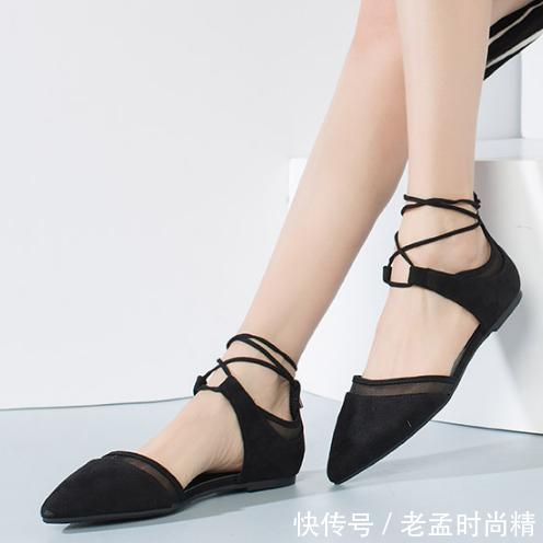 气质@平底鞋就非常舒适,特别是尖头的平底鞋