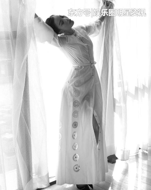 39岁刘涛靠气质把29岁倪妮比下去了,但脖子短的我都尴尬了