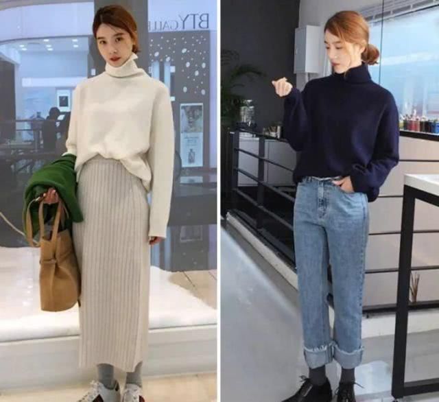  毛衣：高领毛衣怎么穿，才能让你穿出电视剧女主的味道