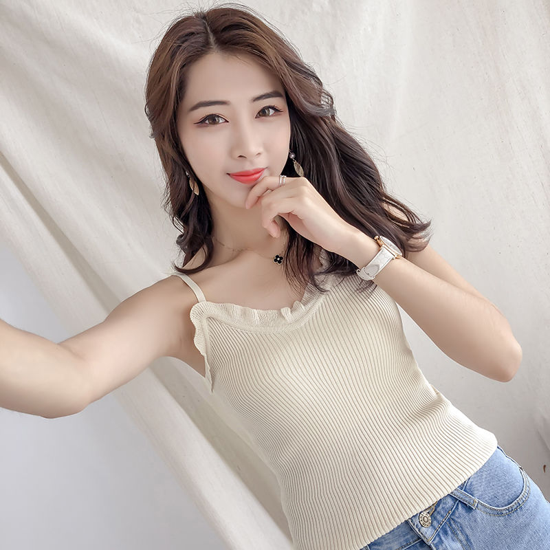 女人身材不好没自信?韩式小吊带让你穿出性感女人味，千万别错过