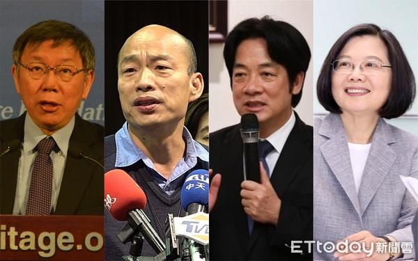绿营最新民调:民进党派赖清德选2020可险胜韩