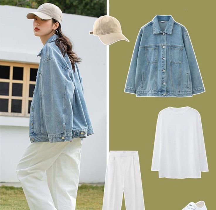  「上课」牛仔连衣裙搭配什么鞋好看 这样的look出街上课都很有范