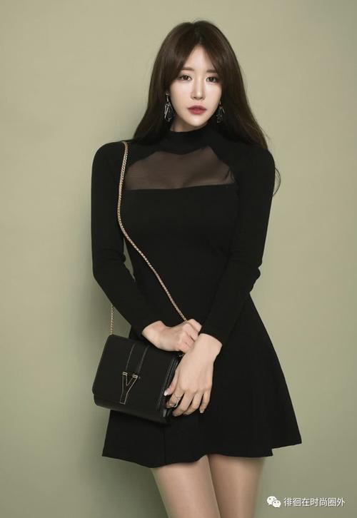 法式浪漫裙子，高跟鞋大美女，心猿意马