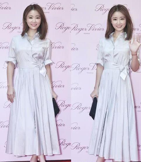 林心如撞衫前“天王嫂”乐基儿，一个穿出高级感，一个却像地摊货