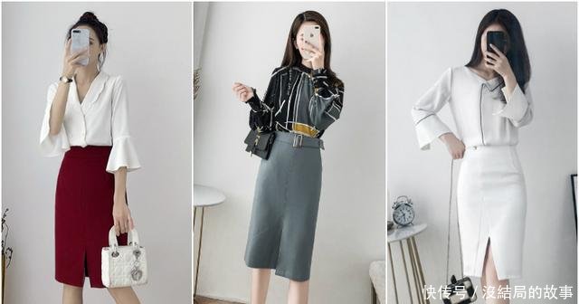 18套OL风的搭配，想让自己变得优雅而气质，秋季就这样穿吧