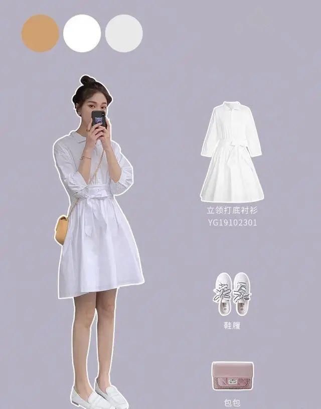 「夸张」小清新校园风穿搭:少女感满分,简约风文艺时尚不夸张