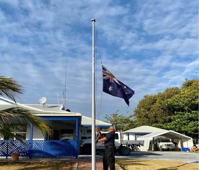 澳大利亚海外领地升国旗