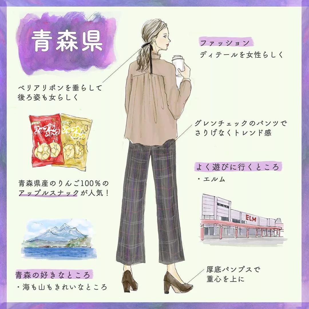 『全国』日本47个都道府县「全国女子图鉴」