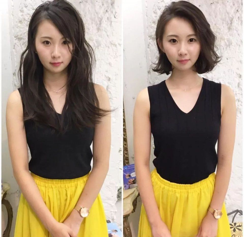 剪了短发以后，变化竟然这么大!