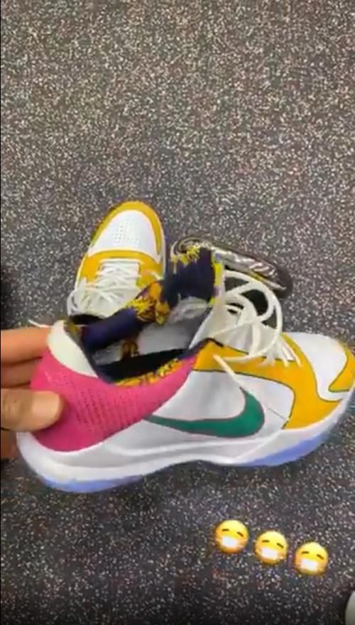  『塔克』鞋王塔克又晒狠鞋！这次是前所未见的 Nike Kobe 5