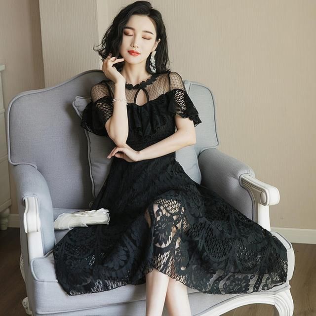 40岁小个女性穿这些连衣裙，显高有气场，气质立现