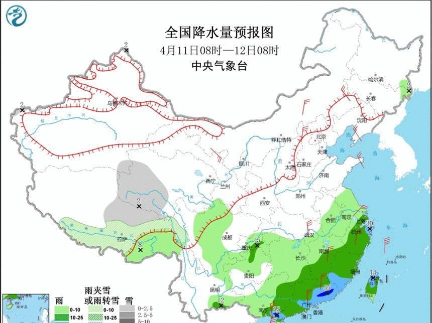  『以小雨为』陕西新确认！下一轮大面积降雨！小雨中雨将落在陕西以下区域