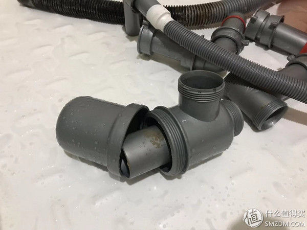 最终还是没逃脱换换换:Submarine 潜水艇 CSQ-2B 双槽垃圾处理器下水管