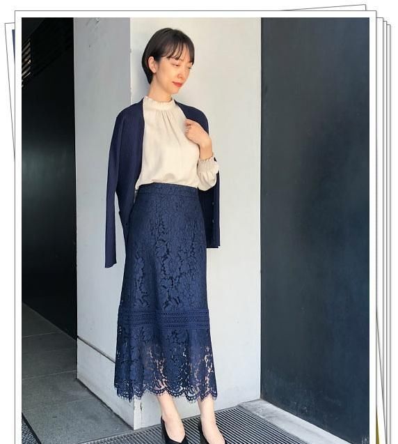  #黑色长款开衫#选择上衣是时尚的关键!流行的日系通勤穿搭look