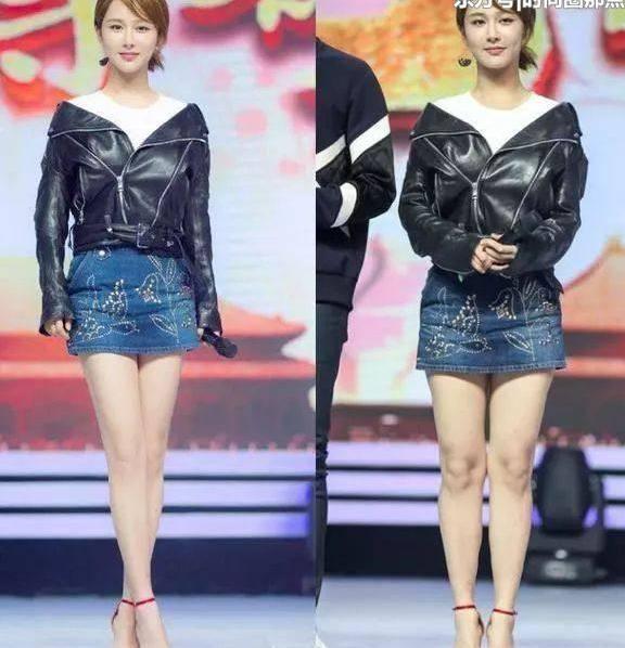 杨紫的脸整得那么美，腿却又短又粗，像身材走样的大妈！