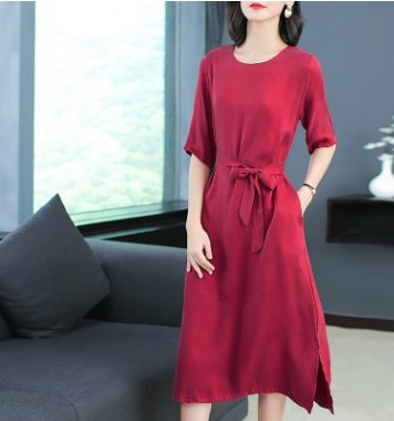 第一次见这么时尚的连衣裙，老婆买了好几件，高兴坏了