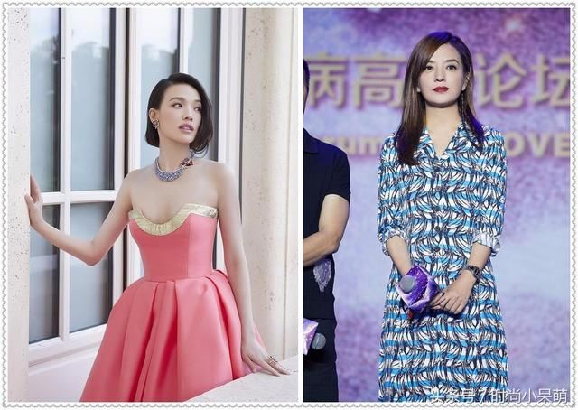 本以为舒淇的裹胸裙够惊艳的了，但看到赵薇的连衣裙，我彻底懵啦