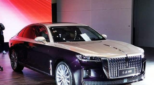  [中国]中国版“劳斯莱斯”红旗H9登场，车长超5米+双色机身，要火！