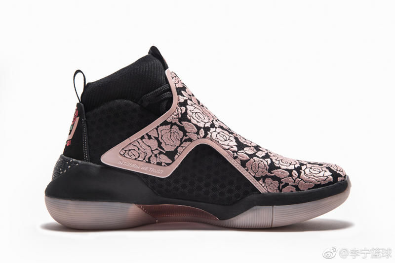 超华丽刺绣鞋面!李宁驭帅 12 玫瑰之城配色明早 10 点发售
