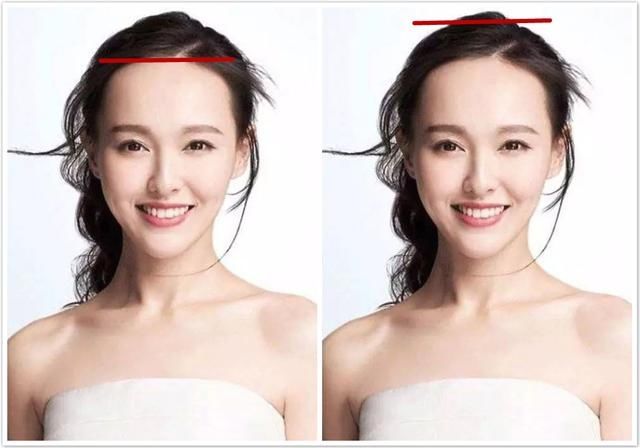  女生@脸大却很漂亮的女生，几乎都有这个头脸特征，并非一定要遮才显瘦
