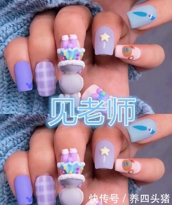 「老师」同是女生“涂美甲”,见妈妈VS见前任,看到见老师:你想挨揍?