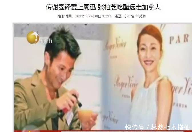 吃瓜的万小刀:谢霆锋情史