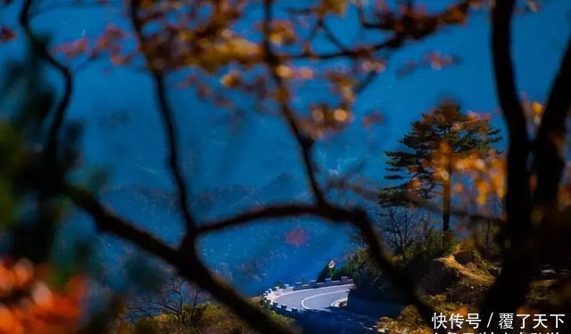 安徽旅游：大山深处一抹红，马丁公路、马鬃岭秋色美翻了