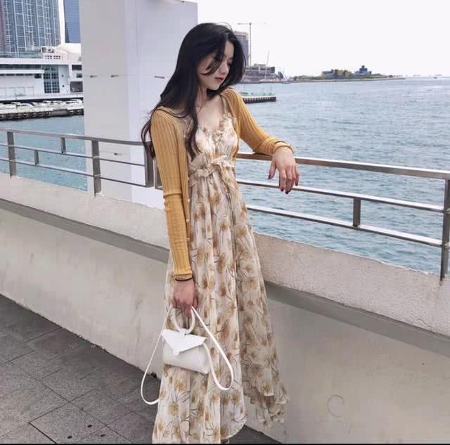 #仙女裙#春夏元气穿搭,超仙显瘦连衣裙,少女感满满,是心动的感觉!