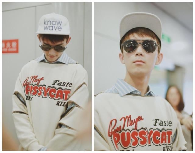 吴磊穿的拉链卫衣竟是杨幂早就穿过的短袖？网友：还是杨幂会玩！