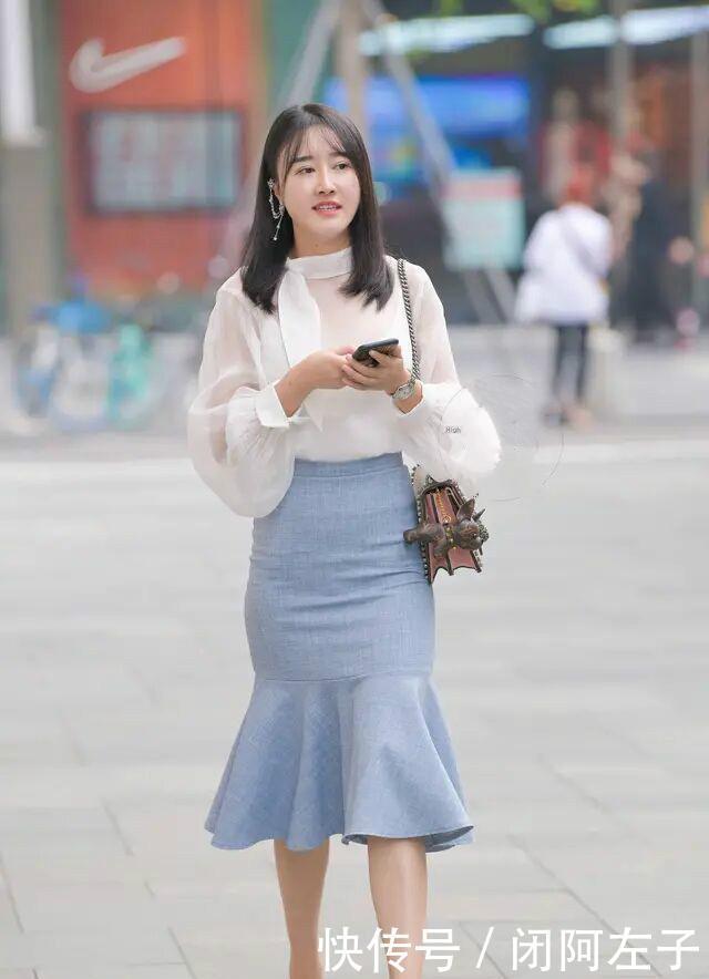  轻松|贴身紧致的鱼尾裙，轻松拯救你的“小肚子”！