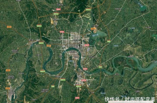 湖南各城市最新卫星地图：一看就知道湖南哪个城市的规模比较大？