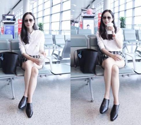 韩雪穿短裤现身,坐下时尴尬了,网友:女神晒腿了解一下!