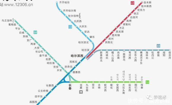  国铁■中国高铁线路图2019年1月版每条线路经过哪些城市都可以看