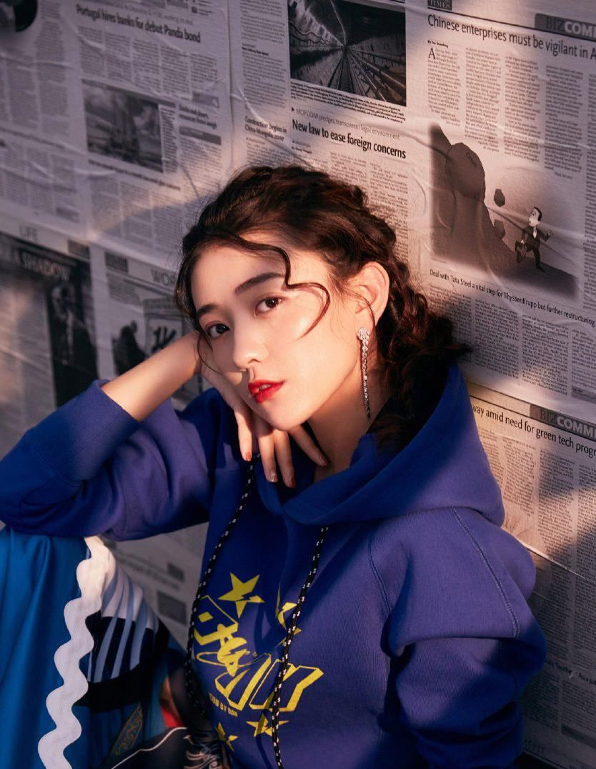 梁洁图片 梁洁个性时尚写真图片