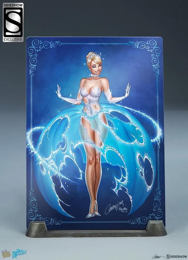 #贴合#这腿也太长了!SS推出灰姑娘雕像,裙子造型超美~