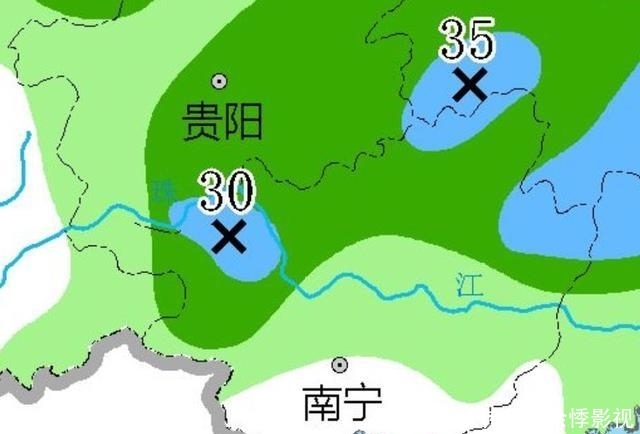  『预报』广西注意了！新一轮倾盆大雨！小雨中雨大雨20-22日预报分布如下