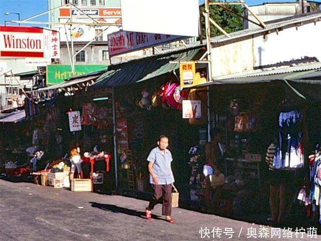 老照片三十五年前的香港,赤柱商铺大澳渔港
