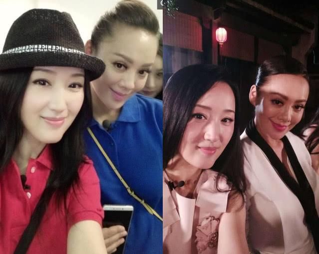 47岁杨钰莹和46岁宁静同框，只差一岁却完败，宁静气场太强大！