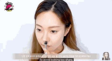 脸大女生这样化超显脸小!倪妮都照做了~