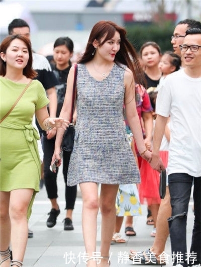 「小姐姐」街拍:优雅洋气的小姐姐,仙女般的气质,唯美大气